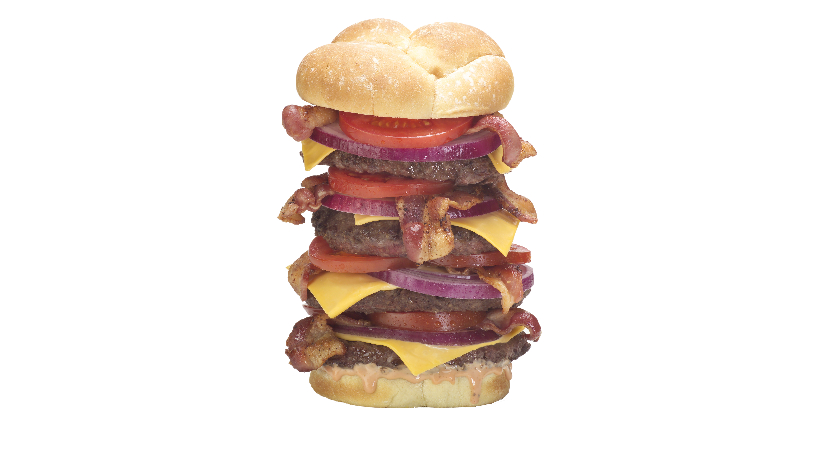 hamburguesa con más calorías del mundo