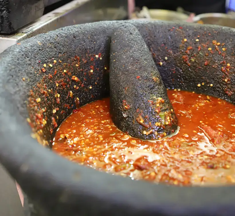 Festival de la Tortilla Ceremonial, el molcajete y la salsa 2024